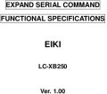 Icon of LC-XB250A RS-232 Expand Serial Commands